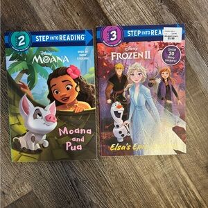 Disney Moana and Frozen II Kids Storybooks